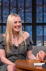 DAKOTA FANNING at Late Night with Seth Meyers 11/05/2025