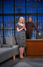 DAKOTA FANNING at Late Night with Seth Meyers 11/05/2025