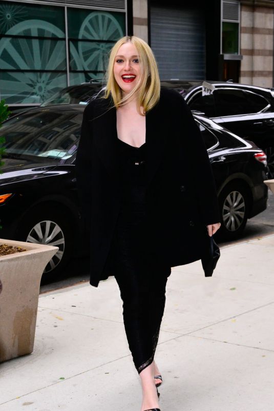 DAKOTA FANNING Out and About in New York City 11/03/2025