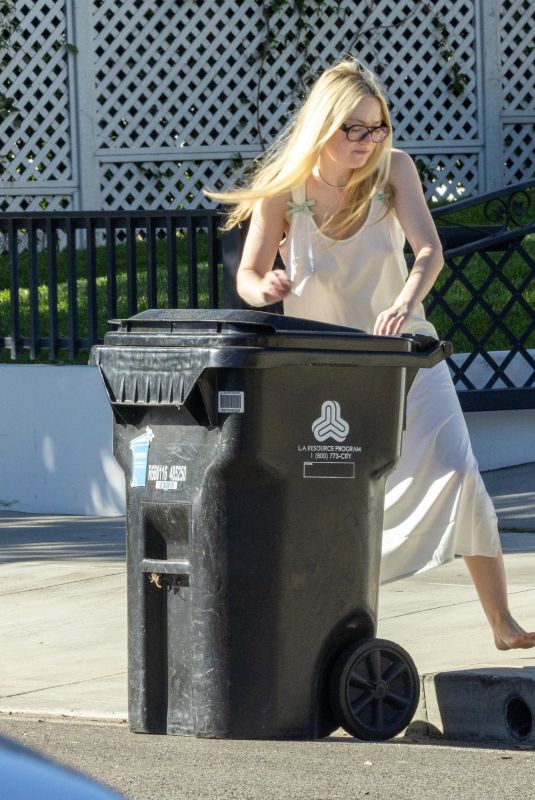 DAKOTA FANNING Out in Los Angeles 10/31/2025