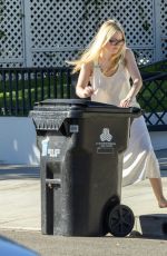 DAKOTA FANNING Takes in Her Trash Bin in Los Angeles 10/31/2025