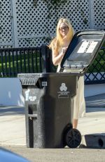 DAKOTA FANNING Takes in Her Trash Bin in Los Angeles 10/31/2025