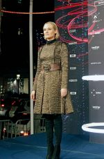 DIANE KRUGER at Switches on Champs-Elysees Christmas Lights in Paris 11/21/2012