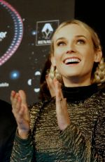 DIANE KRUGER at Switches on Champs-Elysees Christmas Lights in Paris 11/21/2012