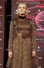 DIANE KRUGER at Switches on Champs-Elysees Christmas Lights in Paris 11/21/2012