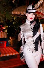 DITA VON TEESE at Janelle Monae x BACARDI Rum Wondaween Party in Los Angeles 10/31/2025