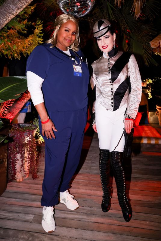 DITA VON TEESE at Janelle Monae x BACARDI Rum Wondaween Party in Los Angeles 10/31/2025