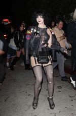 DOVE CAMERON Arrives at Vas J Morgan