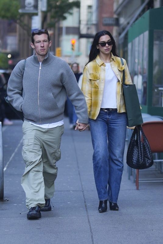DUA LIPA and Callum Turner Out and About in New York City 11/02/2025