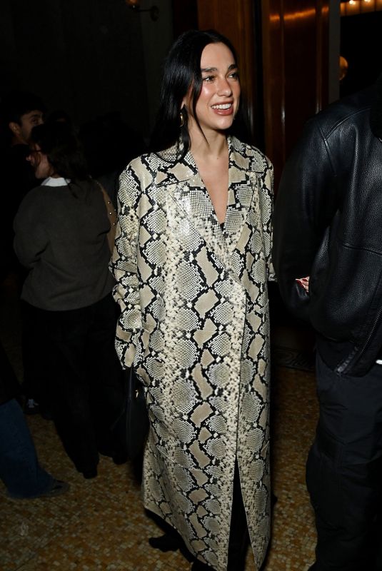 DUA LIPA Arrives at Rosalia