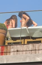 DUA LIPA at Rooftop Bikini Tanning at Hotel Fasano in Ipanema in Rio de Janeiro 11/20/2025