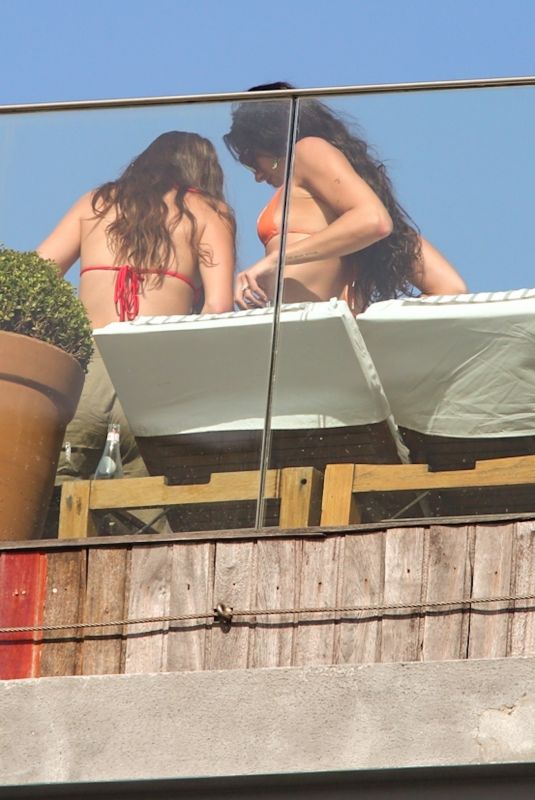 DUA LIPA at Rooftop Bikini Tanning at Hotel Fasano in Ipanema in Rio de Janeiro 11/20/2025