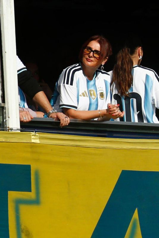 DUA LIPA at Soccer Match in Buenos Aires 11/09/2025