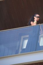 DUA LIPA Takes Pictures with Her Sister RINA on the Balcony of Fasano Hotel in Rio De Janeiro 11/21/2025