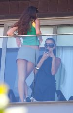 DUA LIPA Takes Pictures with Her Sister RINA on the Balcony of Fasano Hotel in Rio De Janeiro 11/21/2025