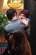 DUA LIPA Visits Callum Turner as He Films scenes for One Night Only in New York City 11/04/2025