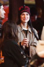 DUA LIPA Visits Callum Turner as He Films scenes for One Night Only in New York City 11/04/2025