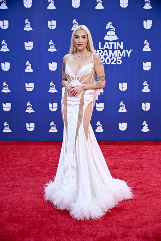 ELENA ROSE at 26th Latin Grammy Awards at MGM Grand Garden Arena in Las Vegas 11/13/2025