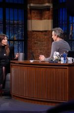 ELIZABETH OLSEN at Late Night with Seth Meyers in New York 11/10/2025