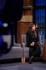 ELIZABETH OLSEN at Late Night with Seth Meyers in New York 11/10/2025