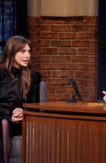 ELIZABETH OLSEN at Late Night with Seth Meyers in New York 11/10/2025