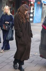 ELIZABETH OLSEN Leaves Heart Breakfast Radio Studios in London 11/18/2025