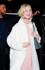 ELLE FANNING Arrives at a Sentimental Value Q & A in New York City 11/10/2025