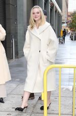 ELLE FANNING Arrives at Good Morning America Studio in New York City 11/07/2025