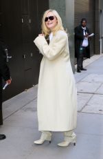 ELLE FANNING Arrives at Good Morning America Studio in New York City 11/11/2025