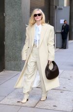 ELLE FANNING Arrives at Good Morning America Studio in New York City 11/11/2025