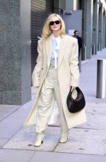 ELLE FANNING Arrives at Good Morning America Studio in New York City 11/11/2025