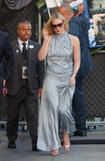 ELLE FANNING Arrives at Jimmy Kimmel Live in Los Angeles 11/03/2025