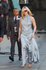 ELLE FANNING Arrives at Jimmy Kimmel Live in Los Angeles 11/03/2025