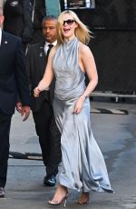 ELLE FANNING Arrives at Jimmy Kimmel Live in Los Angeles 11/03/2025