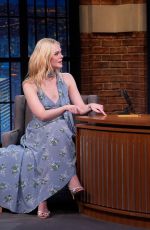 ELLE FANNING at Late Night with Seth Meyers 11/11/2025