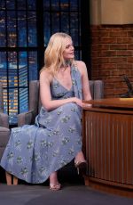 ELLE FANNING at Late Night with Seth Meyers 11/11/2025