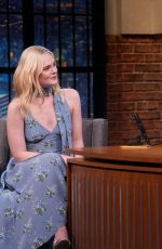 ELLE FANNING at Late Night with Seth Meyers 11/11/2025