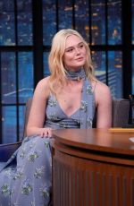 ELLE FANNING at Late Night with Seth Meyers 11/11/2025