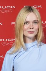 ELLE FANNING at Puck