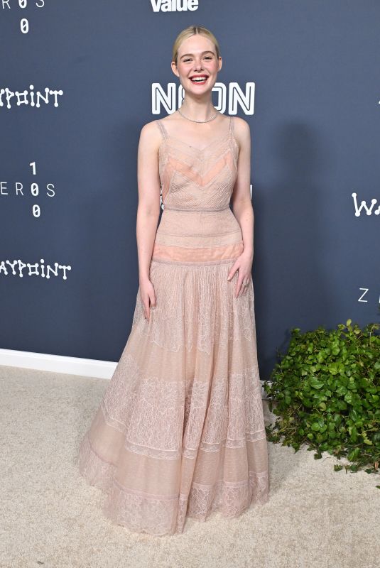 ELLE FANNING at Sentimental Value Premiere in Los Angeles 11/05/2025