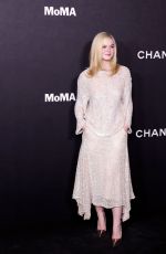 ELLE FANNING at The Museum of Modern Art Film Benefit in New York City 11/12/2025
