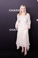 ELLE FANNING at The Museum of Modern Art Film Benefit in New York City 11/12/2025