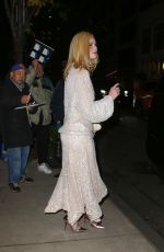 ELLE FANNING Leaves The Museum of Modern Art Film Benefit in New York City 11/12/2025
