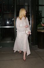 ELLE FANNING Leaves The Museum of Modern Art Film Benefit in New York City 11/12/2025