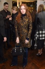 ELLIE BAMBER at Mount Street Christmas Lights Switch in London 11/19/2015