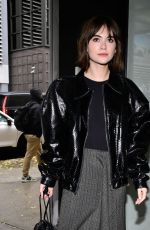 EMILIA JONES Arrives at CBS Studios in New York City 11/10/2025