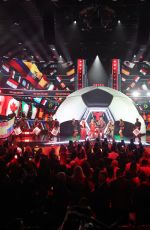 EMILIA MERNES Performs at 2025 Billboard Latin Music Awards at James L. Knight Center in Miami 10/23/2025