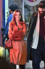 EMILY RATAJKOWSKI and Romain Gavras Night Out in New York City 11/09/2025