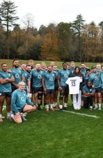 EMMA RADUCANU Visits an England Rugby Training Session at Pennyhill Park in Bagshot 11/11/2025