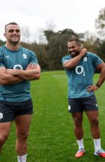 EMMA RADUCANU Visits an England Rugby Training Session at Pennyhill Park in Bagshot 11/11/2025